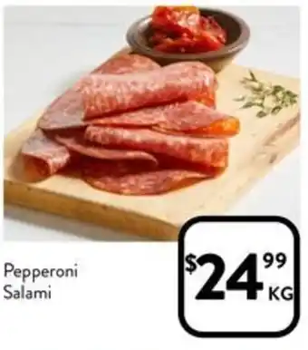Foodworks Pepperoni Salami offer