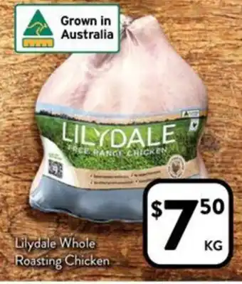 Foodworks Lilydale Whole Roasting Chicken offer