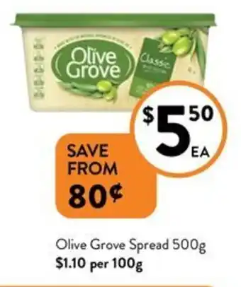 Olive Grove Spread 500g