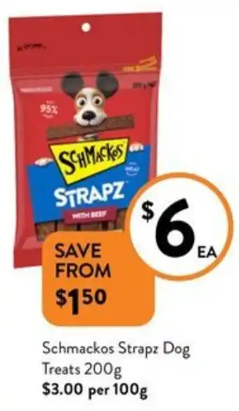Schmackos Strapz Dog Treats 200g