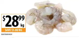 Supabarn RAW PRAWN MEAT offer