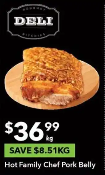 Ritchies Hot Family Chef Pork Belly offer
