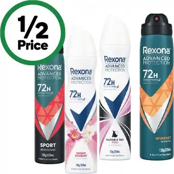 Woolworths Rexona Advanced Deodorant 220ml offer