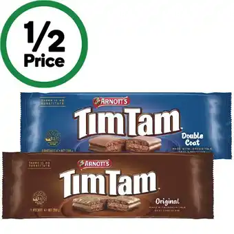 Woolworths Arnott’s Tim Tam 165-200g offer