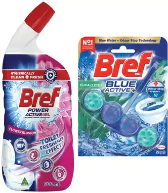 Coles Bref Liquid 600mL-700mL or Toilet Rim Block 42g-50g offer