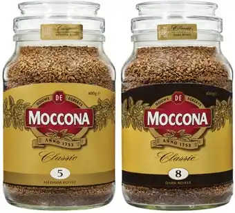 Coles Moccona Freeze Dried Instant Coffee 400g offer