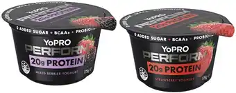 Coles Danone YoPro Perform Yoghurt 175g offer