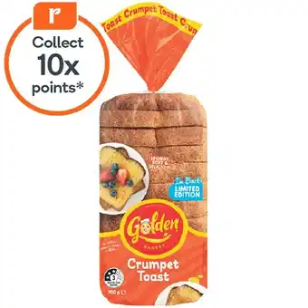 Woolworths Golden Crumpet Toast 700g offer