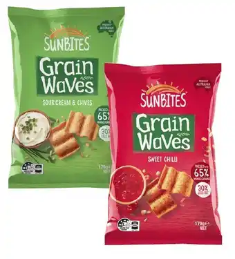 Coles Grain Waves Chips 170g offer