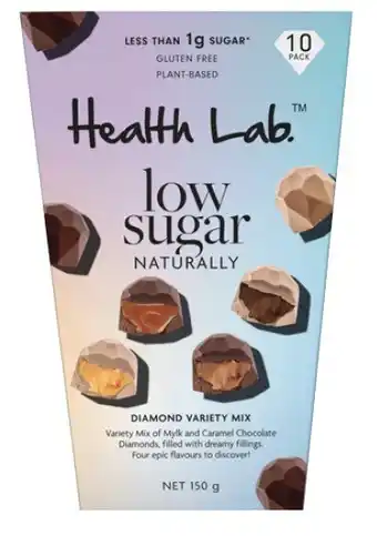 Coles Health Lab Variety Pack Diamonds 150g offer