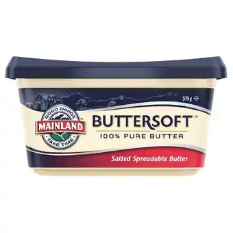 Woolworths Mainland Buttersoft 375g offer