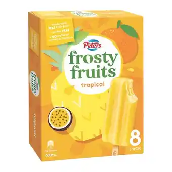 Woolworths Peters Frosty Fruits 420-600ml Pk 6-8 – From the Freezer offer