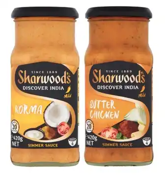 Coles Sharwood's Simmer Sauces 420g offer