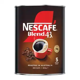 Woolworths Nescafe Blend 43 500g offer