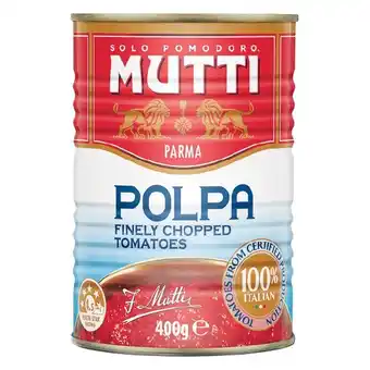 Woolworths Mutti Polpa Chopped Tomatoes 400g offer