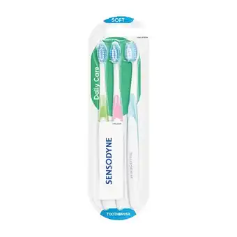 Woolworths Sensodyne Daily Care Toothbrush Pk 3 offer