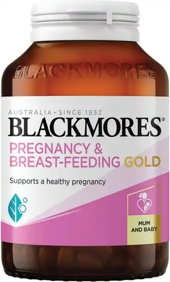 Coles Blackmores Pregnancy & Breast-Feeding Gold 120 Pack offer