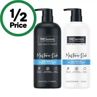 Woolworths TRESemme Shampoo or Conditioner 940ml offer