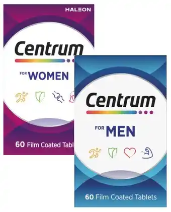 Coles Centrum Multivitamins 60 Pack^ offer