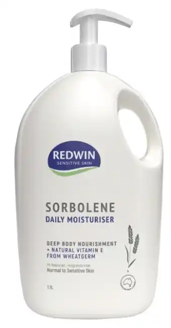 Coles Redwin Sorbolene Daily Moisturiser 1.1 Litre offer