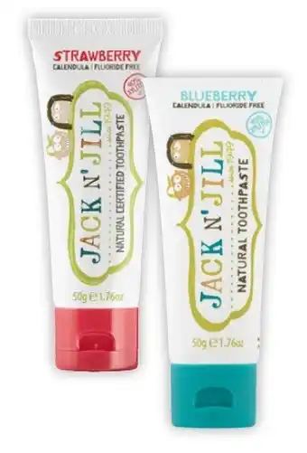 Coles Jack N' Jill Natural Toothpaste 50g offer