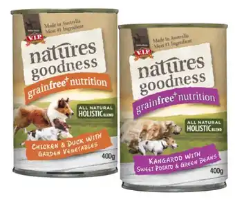 Coles Natures Goodness Dog Food 400g offer