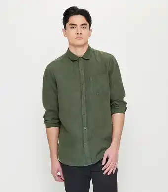 Target European Linen Long Sleeve Shirt offer