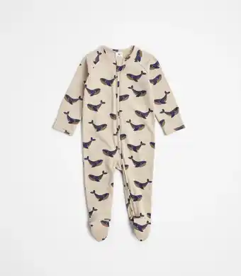 Target Baby Organic Cotton Print Zip Coverall offer