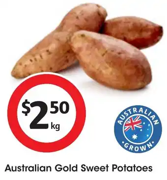 Coles Australian Gold Sweet Potatoes offer