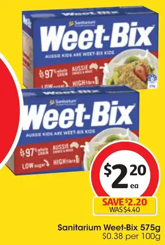 Coles Sanitarium Weet-Bix 575g offer