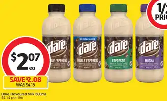 Coles Dare Flavoured Milk 500mL offer