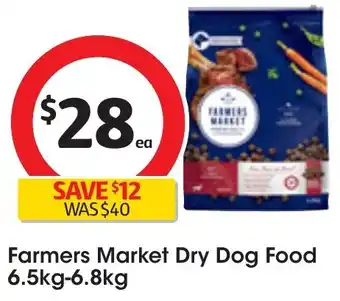 Coles Farmers Market Dry Dog Food 6.5kg-6.8kg offer