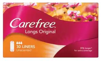 Good Price Pharmacy Carefree panty liners 30 pack offer