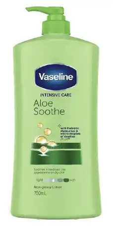 Good Price Pharmacy Vaseline intensive care body lotion aloe soothe 750ml offer