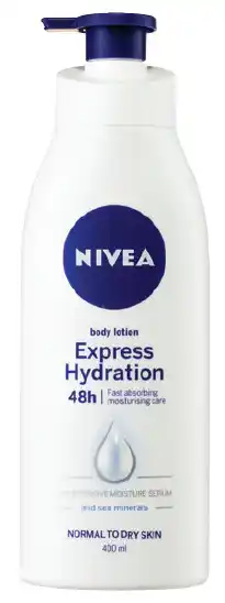 Good Price Pharmacy Nivea express hydration moisturising body lotion 400ml offer