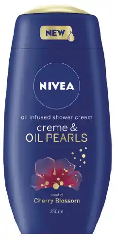 Good Price Pharmacy Nivea shower creme & oil pearls cherry blossom 250ml offer