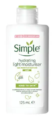 Good Price Pharmacy Simple hydrating light moisturiser 125ml offer