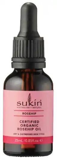 Good Price Pharmacy Sukin certified organic rosehip oil 25ml offer
