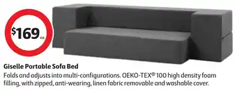 Coles Giselle Portable Sofa Bed offer