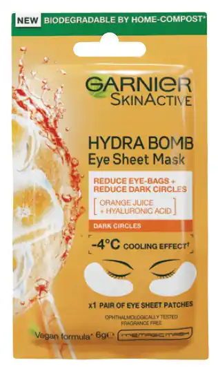 Good Price Pharmacy Garnier hydra bomb eye sheet mask offer
