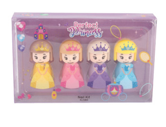 Perfect princess nail polish 4 piece gift set