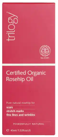 Trilogy certified organic rosehip oil 45ml