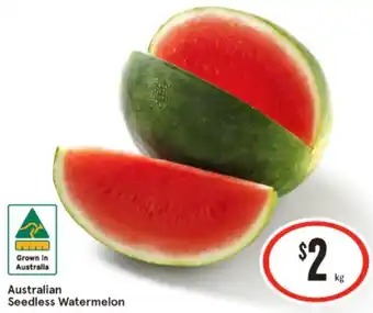 IGA Australian Seedless Watermelon offer