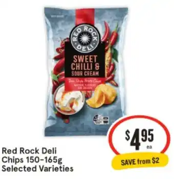 IGA Red Rock Deli Chips 150-165g Selected Varieties offer