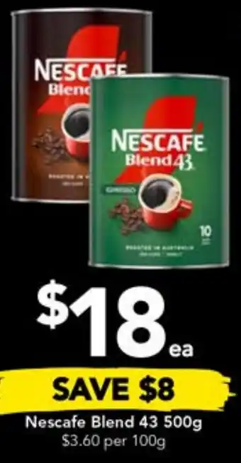 Drakes Nescafe Blend 43 500g offer