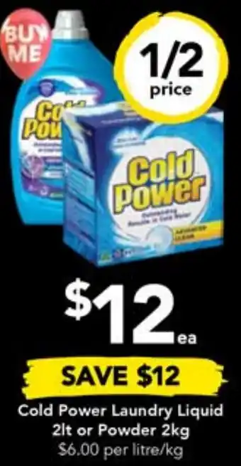 Drakes Cold Power Laundry Liquid 2lt or Powder 2kg offer