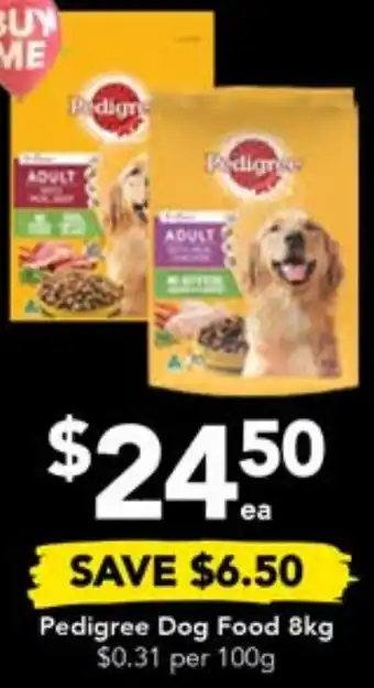 Drakes Pedigree Dog Food 8kg offer