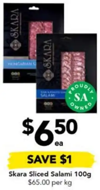 Drakes Skara Sliced Salami 100g offer