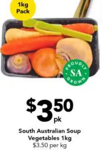 Drakes South Australian Soup Vegetables 1kg offer