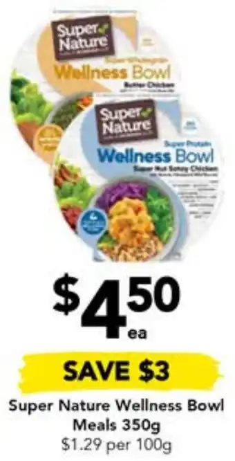 Drakes Super Nature Wellness Bowl Meals 350g offer